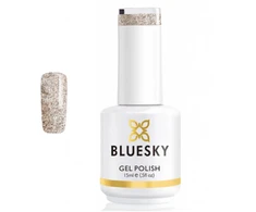 Bluesky, Bluesky, Shimmer Glitter, Semi-Permanent Nagų lakas, Golden Sand, 15 ml