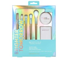 „Brighter Tomorrow“ rinkinys „EcoTools“: „EcoTools“ smailusis kaukė + „EcoTools“ dideli akių šešėliai + „EcoTools“ difuziniai akių šešėliai + „EcoTools“ precizinis žymeklis + „EcoTools“ antakių kontūro pieštukas + vienpusis kompaktiškas veidrodėlis + „EcoTools“ skardinė