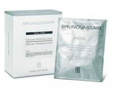 Set Bruno Vassari Baltas Whitening Peel-Off Mask Day &amp; Night For Face, 6 vnt., 30 g