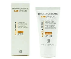 Bruno Vassari City &amp; Beach Titanium Dioxide Hydrating Morning Kreminis For Face SPF 40, 50 ml