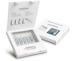 Set Bruno Vassari HA50X Hyaluronic Acid Hydra-maitininantis Ampoules Treatment Serum For Face For Women, 6 vnt., 2 ml