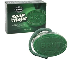 Brut Soap On A Rope Exfoliating Soap Bar, 150 g