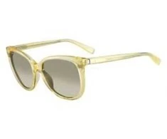 Calvin Klein, Calvin Klein, Sunglasses, 4185S/55, Pale Geltona, For Women