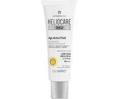 Senėjimą lėtinančio poveikio fluidas nuo saulės Heliocare 360° Age Active Fluid SPF50, 50 ml