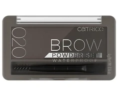 Catrice, Brow Powder Set, Atsparus vandeniui, Matte, Eyebrow Powder, 020, Ash, 4 g