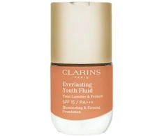 „Clarins“ „Everlasting Youth“ senėjimą stabdantis skystas makiažo pagrindas, 112, gintaro spalvos, 15 ml *Mėginys