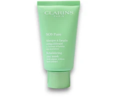 Clarins SOS Pure balansuojanti kaukė (balansuojanti molio SOS kaukė) 75 ml