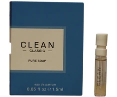 Clean, Pure Soap, Eau De Parfum, Unisex, 1.5 ml *Vial