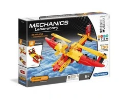 Clementoni, Mechanics Laboratory, Seaplane + Hydroplane, Construction Set, For Boys, 8+ metai, 130 pcs