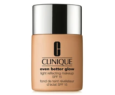 Clinique Even Better Glow Light Reflecting Liquid Foundation WN 54 Honey Wheat SPF 15, 30 ml