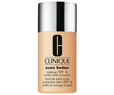 „Clinique Even Better“ drėkinamasis skystas makiažo pagrindas be parabenų, 27 „Butterscotch“ SPF 15, 30 ml