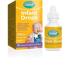 Carriwell Colief, Infant Drops, Lactase Enzyme, Anti-Colic, Drops, 15 ml For Children