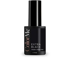 ColorMe Cosmetics Extra Juodas Gel Semi-Permanent Nagų lakas, 10 ml