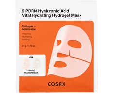 Cosrx 5 PDRN hialurono rūgšties drėkinamoji audinio kaukė veidui, 34 ml