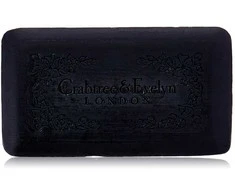 Crabtree &amp; Evelyn Juodas jūros purvo ir jūros dumblių kvapo muilo plytelė, 158 g