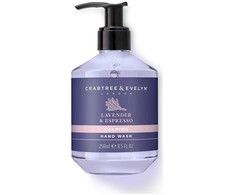 Crabtree &amp; Evelyn levandų ir espreso raminamasis skystas muilas rankoms, 250 ml
