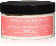 Crabtree &amp; Evelyn drėkinamasis kūno gelis su rožių vandeniu ir pipirais, 250 ml