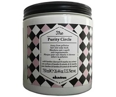 Davines THE CIRCLE CHRONICLES The Purity Circle Scalp Treatment Kreminis Mask valanti plaukų kaukė, 750 ml