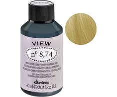 Davines View Demi-Permanent Hair Dye 8.74 Gloss, 60 ml