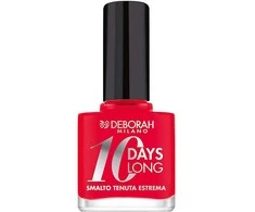 Deborah 10 Days Long Nagų lakas EN870 Coral Raudona, 11 ml