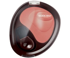Deborah, Natural, Matte Finish, Blush Compact Powder, 6, Mahogany, 6 g *Tester