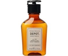 Depot 100 plaukų valymo priemonė Nr. 101 botaninis kompleksas, normalizuojantis plaukų šampūnas, 50 ml