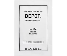 Depot, 100 Hair Cleansing No. 104, Botanical Complex, Hair Šampūnas, For Neutralisation Of Geltona Tones, 10 ml