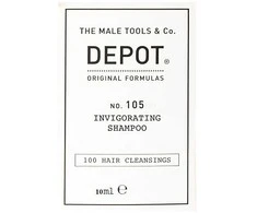 Depot 100 plaukų valymo priemonė Nr. 105 multivitaminų kompleksas plaukų šampūnas nuo plaukų slinkimo, 10 ml