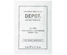 Depot 400 Shave Specifics No. 403 Fresh Juodas Pepper Softening Pre-Shaving Oil, 5 ml