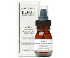 Depot 403 prieš skutimosi minkštinamasis saldžiųjų migdolų aliejus, 30 ml