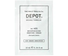 „Depot 400 Shave Specifications No. 405“ drėkinamasis skutimosi kremas su alantoinu, 10 ml