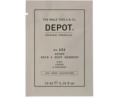 Depot, 600 Body Solutions No. 606, Dušo želė - Šampūnas 2-In-1, Botanical Complex, 10 ml