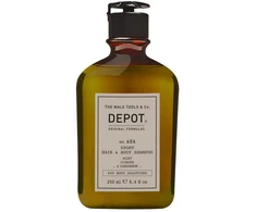 Depot, 600 Body Solutions No. 606, Mint, Ginger &amp; Cardamom, Dušo želė &amp; Šampūnas 2-In-1, Botanical Complex, 250 ml
