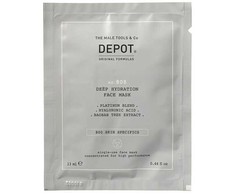 „Set Depot 800 Skin Specifications No. 808“ hialurono rūgšties giliai drėkinanti / raminanti ir atgaivinanti veido kaukė dienai, 12 vnt., 13 ml