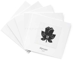 „Diptyque Eau Rose - Patch De Parfum“ kūno lipdukų rinkinys, kvepiantys gėlių aromatai odai, juodas, 5 vnt.