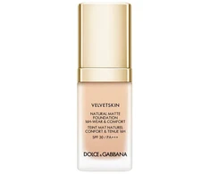 Dolce&amp;Gabbana Dolce &amp; Gabbana, Velvetskin, matinis skystas makiažo pagrindas, 215, SPF 30, 30 ml