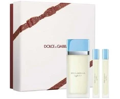 Dolce&amp;Gabbana Dolce and Gabbana Light Mėlyna rinkinys moterims (EDT, 100 ml + EDT, 10 ml + EDT, 10 ml)