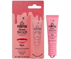 Dr. PawPaw, Glimmer Glaze, Glow &amp; Hydrating, Lip Oil, Rose, 10 ml