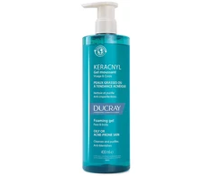 Ducray, Keracnyl, Anti-Acnee, Cleansing Gel, For Face &amp; Body, 400 ml