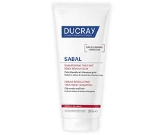Ducray Sabal Sebum Regulating Treatment Šampūnas sebumo išsiskyrimą reguliuojantis šampūnas, 200 ml