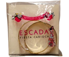 Escada, Summer Limited Edition - Fiesta Carioca, Base Metal Bracelet, Gold, For Women