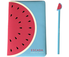 Escada, Summer Limited Edition - Sorbetto Rosso, GWP užrašų knygelė, Mėlyna