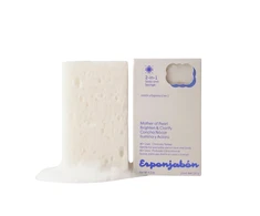 Esponjabon Mother Of Pearl Brightening Soap &amp; Sponge 2-In-1 For Face, 120 g