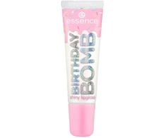 Essence, Birthday Bomb, Shiny, Lūpų blizgis, 01, Cake My Day, 10 ml