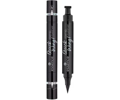 Essence, Quick Wing!, Double-sided, Matte, Liquid Akių apvadas, 01, Juodas, 3.5 ml