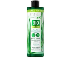 Eveline Cosmetics Bio Organic Alavijo plaukų šampūnas nuo plaukų slinkimo, 400 ml