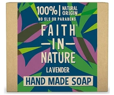 Faith In Nature Lavender Cleansing &amp; Moisturising Soap Bar, 100 g