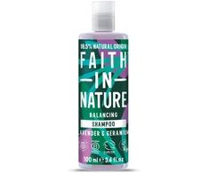 Faith In Nature, Lavender &amp; Geranium, Hair Šampūnas, Balancing, 100 ml