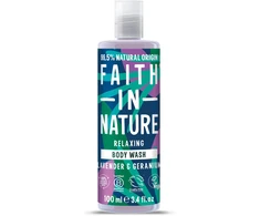 Faith In Nature Lavender &amp; Geranium Relaxing Kūno prausiklis, 100 ml
