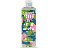 Dušo gelis su erškėtuogių aliejumi Laukinė Rožė, Faith In Nature, 400ml